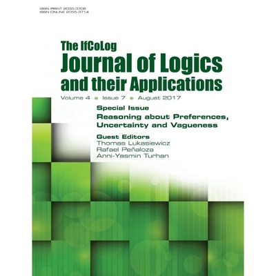 预订Ifcolog Journal of Logics and their Applications.   Volume 4, number 7.  Reasoning about Preferences