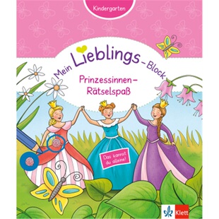 Mein Lieblings 9783129495223 德语 Rätselspaß Klett Prinzessinnen 预订 Block