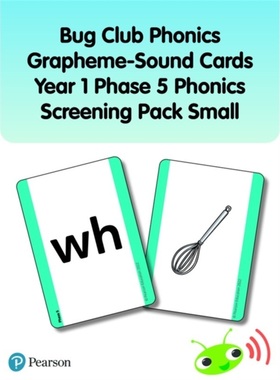 预订Bug Club Phonics Grapheme-Sound Cards Year 1 Phase 5 Phonics Screening Pack (Sma[9781292439792]