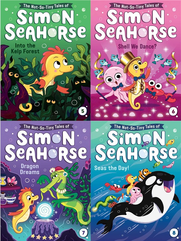 预售【2024新书】Not-So-Tiny Tales of Simon Seahorse Collection #2 (Boxed Set)[9781665957359]