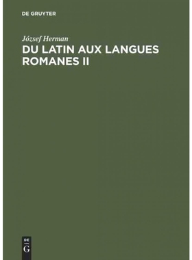 按需印刷DEG Du latin aux langues romanes II[9783484504998]