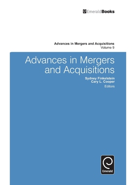 按需印刷不退不换Advances in Mergers and Acquisitions[9780857244659]