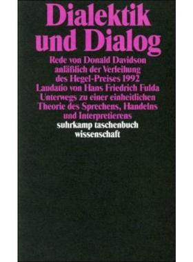 预订【德语】 Dialektik und Dialog:Rede von Donald Davidson anläßlich der Verleihung de