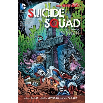 预订不退不换Suicide Squad Vol. 3: Death is for Suckers (The New 52)[9781401243166]