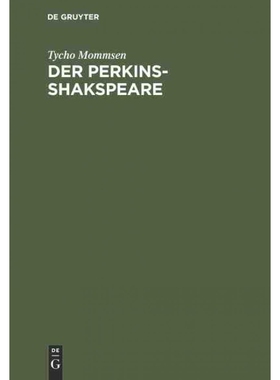 按需印刷不退不换DEG Der Perkins Shakspeare[9783111282329]