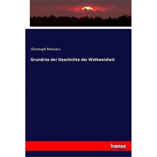 预订【德语】Grundriss der Geschichte der Weltweisheit[9783337487751]