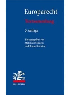 预订【德语】 Europarecht (EuR):Textsammlung