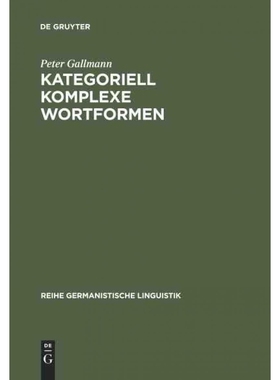 按需印刷DEG Kategoriell Komplexe Wortformen[9783484311084]