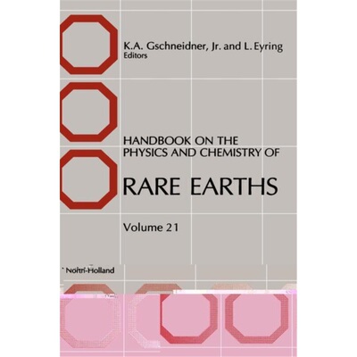 预订不退不换Handbook on the Physics and Chemistry of Rare Earths[9780444821782]