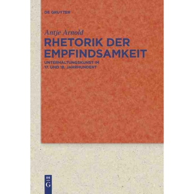 按需印刷DEG Rhetorik der Empfindsamkeit[9783110275742]
