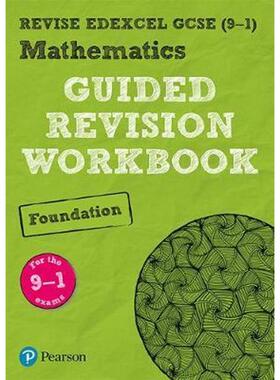 预订Pearson REVISE Edexcel GCSE (9-1) Maths Foundation Guided Revision Workbook:for home learning, 2021 assessments and