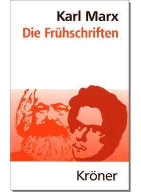 预订【德语】Die Frühschriften:Von 1837 bis zum 