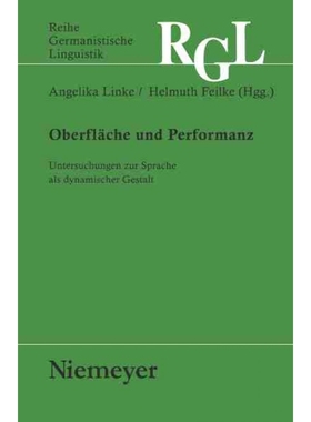 按需印刷DEG Oberfl?che und Performanz[9783484312838]
