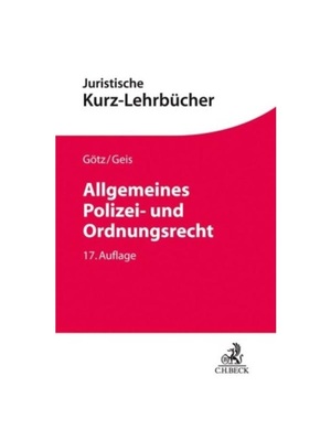 预订【德语】Allgemeines Polizei- und Ordnungsrecht:Ein Studienbuch