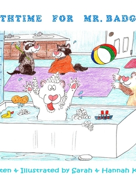按需印刷Bathtime for Mr. Badger[9781365747724]