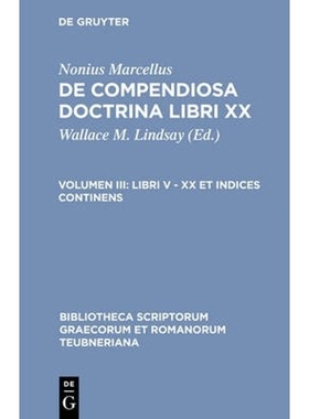 按需印刷Nonius Marcellus: De Compendi CB[9783598712630]