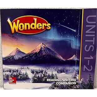 现货 美国加州教材 Reading Wonders 2020 Grade 5 Reading/ Writing Companion Units 1 and 2 [9780079018564]