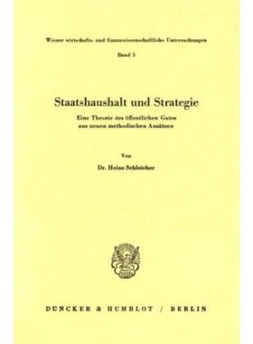 预订【德语】 Staatshaushalt und Strategie.:Eine Theori
