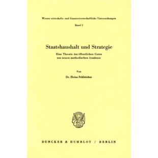 预订不退不换德语 Staatshaushalt und Strategie.:Eine Theori
