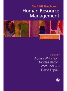 按需印刷不退不换The SAGE Handbook of Human Resource Management, 2e[9781526435026]