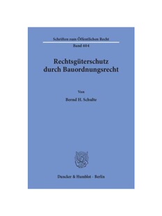 预订【德语】Rechtsgüterschutz durch Bauordnungsrecht.: