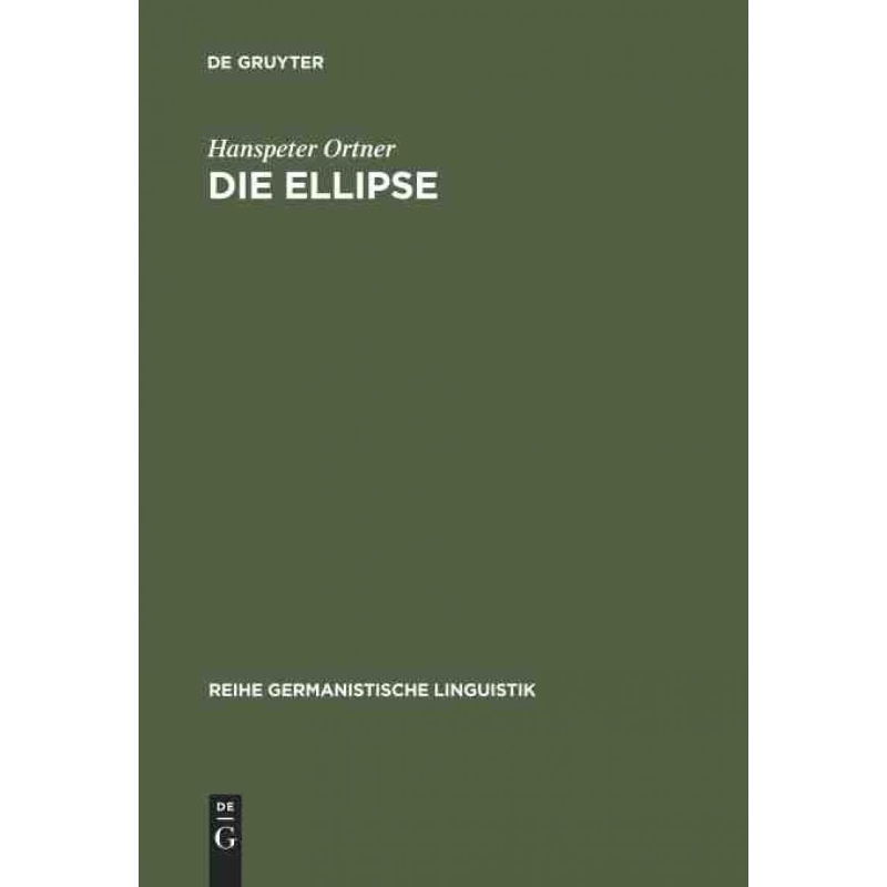 按需印刷DEG Die Ellipse[9783484310803]
