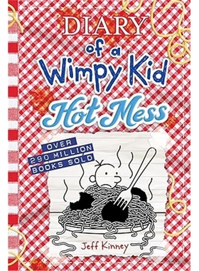 现货 发货 Diary of a Wimpy Kid 19小屁孩日记Hot Mess  精装 英语漫画章节书 搞笑幽默 小学初中 英文原版进口儿童图书