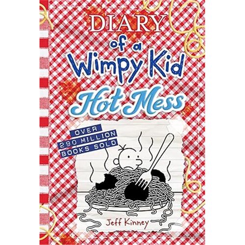 现货 发货 Diary of a Wimpy Kid 19小屁孩日记Hot Mess  精装 英语漫画章节书 搞笑幽默 小学初中 英文原版进口儿童图书