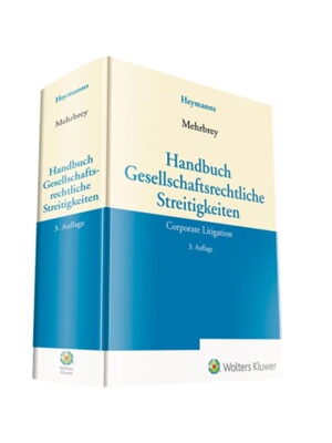 预订不退不换德语Handbuch Gesellschaftsrechtliche Streitigkeiten:Corporate Litigation