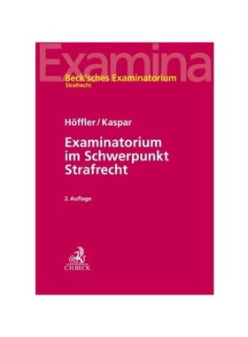 预订【德语】Examinatorium im Schwerpunkt Strafrecht: