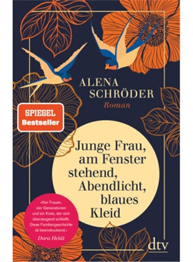 预订【德语】Junge Frau, am Fenster stehend, Abendlicht, blaues Kleid[9783423282734]