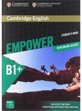 预订Cambridge English Empower Intermediate Student's Book Pack with Online Access, Academic Skills and Reading Plus