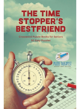 按需印刷The Time Stopper's Bestfriend | Crossword Puzzle Books for Seniors | 50 Easy Puzzles[9781541943933]