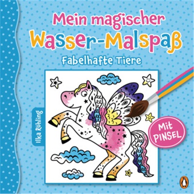 预订【德语】Mein magischer Wasser-Malspaß - Fabelhafte Tiere[9783328300847]