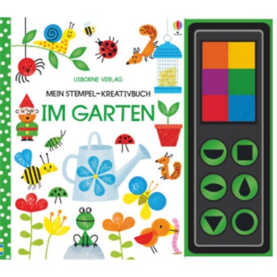 预订【德语】 Mein Stempel-Kreativbuch: Im Garten[9781782327998]