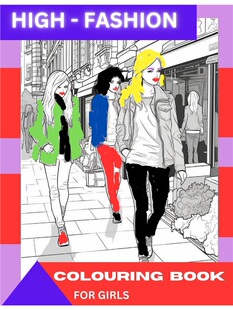Book Colouring 涂色书 FASCHION 按需印刷HIGH