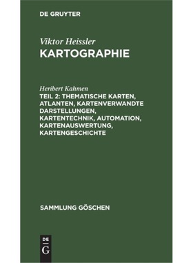 预订【德语】 Thematische Karten, Atlanten, kartenverwa