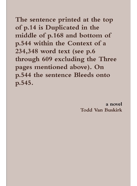 【按需印刷】 The sentence printed at the top of p.14 is Dupl