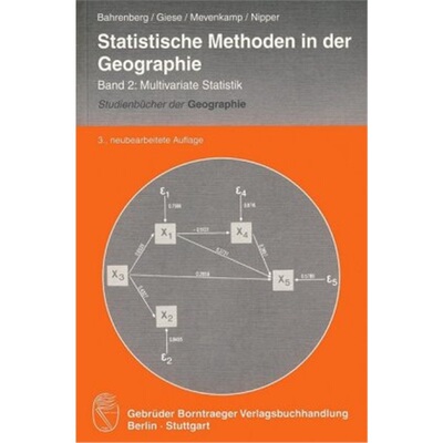 预订【德语】Statistische Methoden in der Geographie Band 2: Multivariate Statistik[9783443071448]
