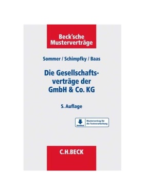 预订【德语】Die Gesellschaftsvertr?ge der GmbH & Co. KG:Mit Formularen zum Download