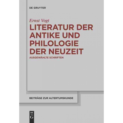 按需印刷DEG Literatur der Antike und Philologie der Neuzeit[9783110263909]