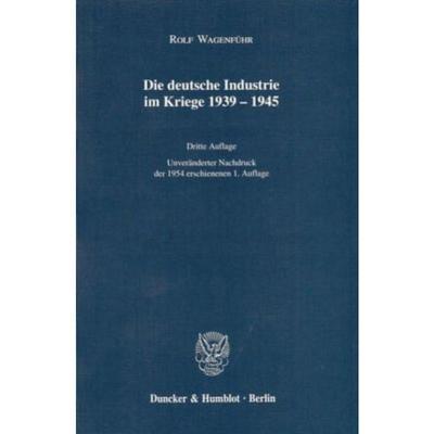预订【德语】 Die deutsche Industrie im Kriege 1939-194