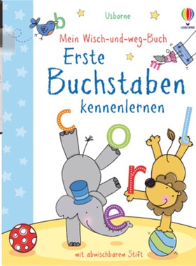 预订【德语】 Mein Wisch-und-weg-Buch: Erste Buchstaben kennenlernen[9781789416923]