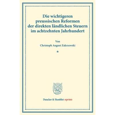 预订不退不换德语 Die wichtigeren preussischen Reformen der