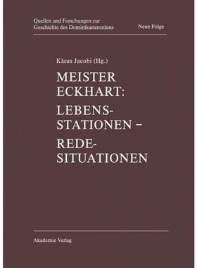 按需印刷DEG Meister Eckhart. Lebensstationen   Redesituationen[9783050031279]