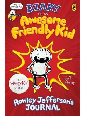 预订不退不换Diary of an Awesome Friendly Kid:Rowley Jefferson's Journal