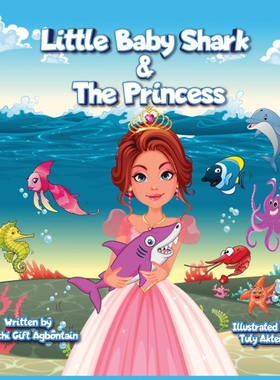 按需印刷不退不换 Little Baby Shark & The Princess