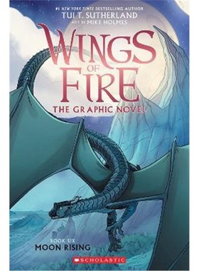 现货 英文原版 上海外文书店 Wings of Fire 6 火之翼6 漫画小说 火翼飞龙 儿童故事绘本  全彩平装