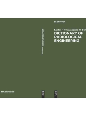 按需印刷DGYT Dictionary of radiological engineering[9783110078077]