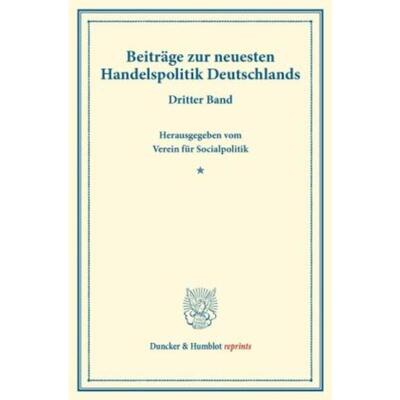 预订【德语】 Beitrage zur neuesten Handelspolitik Deut